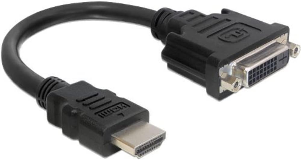 Delock Adaptor Cable HDMI Male to DVI 24+1-Pin Female