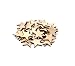 100PCS Natural Wooden Star, Unfinished Wood Ornaments, Christmas Star Hanging Ornaments, Little Star Cutout Shape, DIY Decorating Photo Props for Arts, Crafts & Sewing(30mm)