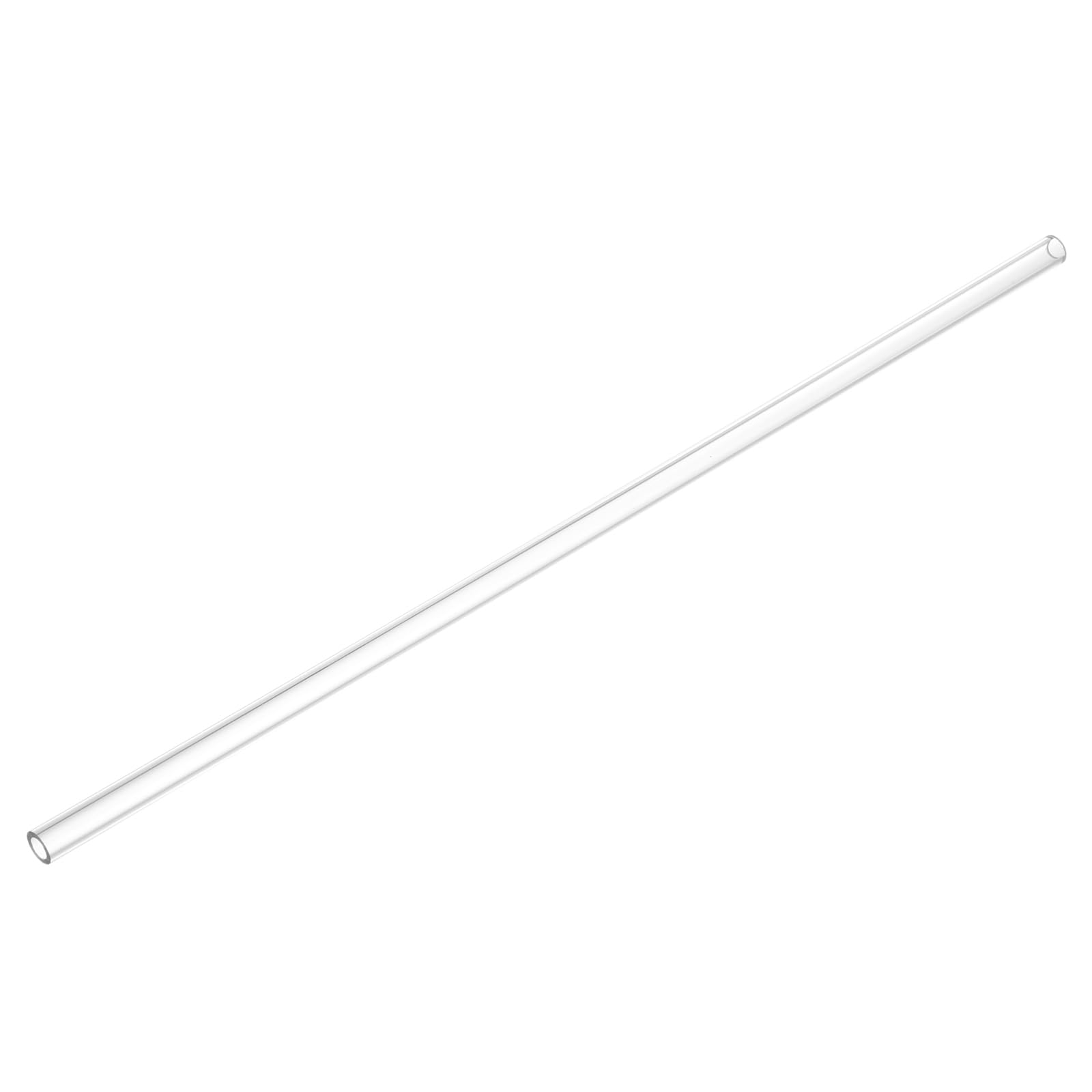 uxcell Clear Rigid Tubing 5mm(3/16") ID x 8mm(5/16") OD x 1Ft Length Round Plastic Polycarbonate Tube