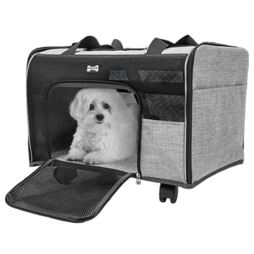 Pet Carrier With Wheels | Dog Trolleys On Wheels | Pet Carrier | Dog Cart |...