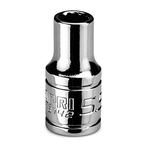 Image of Capri Tools 5.5 mm Shallow Socket, 1 /4 in. Drive, 12-point, Metric