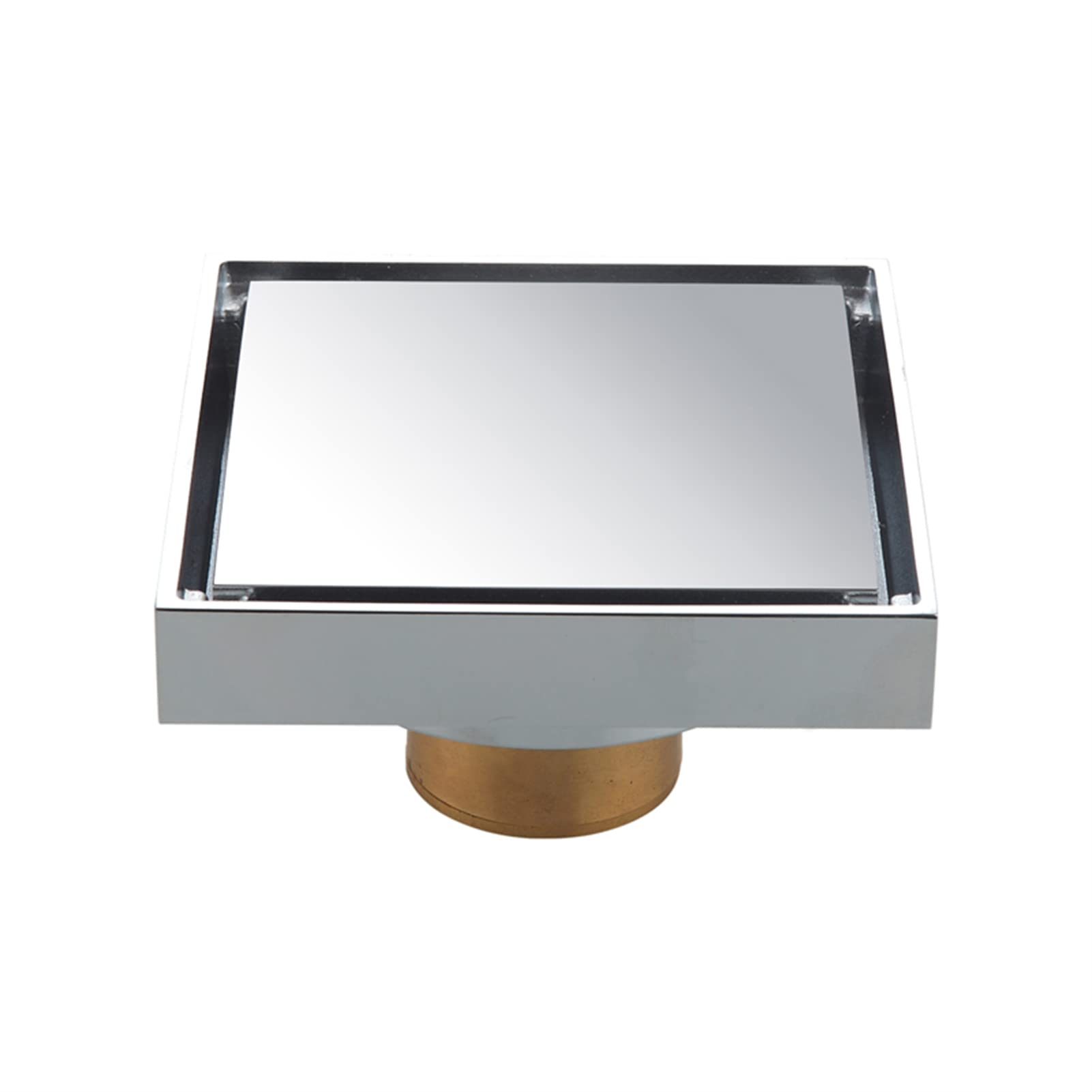Drain de sol de 4 pouces en laiton et grille de drainage de douche