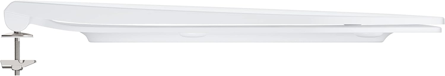 Хажуу тал view of the GROHE BAU Ceramic WC Seat with fixation hardware