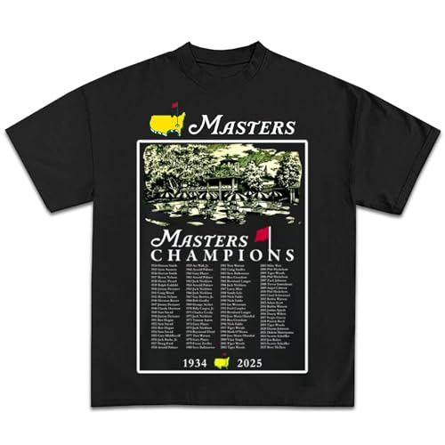 The Master Golf Championship Graphic T-Shirt | Premium Quality Heavyweight Shirt for Adults