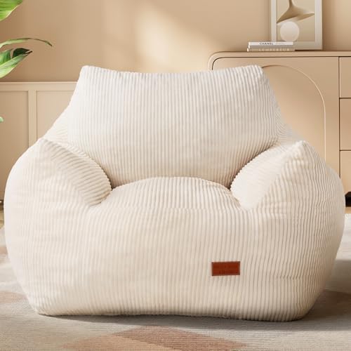 Big Bean Bag Chair for Adults & Kids, Ultra Soft Living Room Bean...