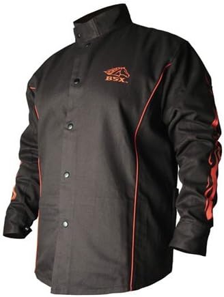 Revco BX9C-M Medium Black/Red BSX Stryker FR Welding Jacket