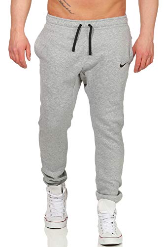 Nike Herren Jogginghose Club 19, Dark Grey Heather/Black/Black, XL, AJ1468-063