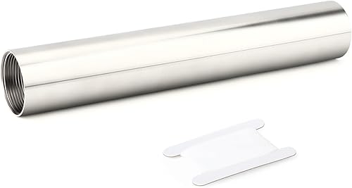 Miniatura 42 de TAISHER 2 accesorios de tubería de acero inoxidable, 1/4 pulgadas NPT x 1/4 pulgadas NPT macho roscado, tubo fundido de pezón de 10 pulgadas