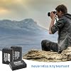 BESTON 3-Pack LP-E12 Battery Pack and Rapid USB Charger for Canon EOS M M2 M10, M50, M50 Mark II, M100 M200, Rebel SL1, PowerShot SX70 HS Cameras