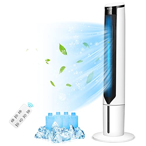 COSTWAY 41 Inches Portable Evaporative Air Cooler with Remote Control