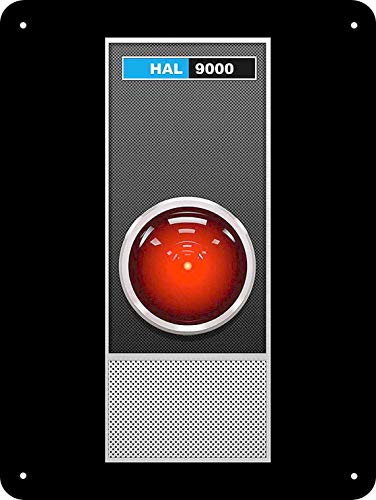 VinMea 8 x 12 Metal Sign - HAL 9000 of 2001 Space Odyssey Reproduction