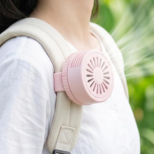 Ventilador de pinza portátil recargable USB mini ventilador rotativo de 360 grados 4