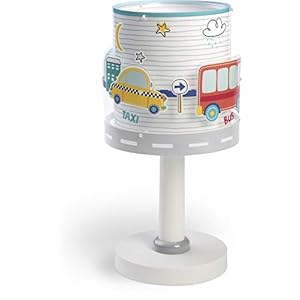 Dalber Lampada per Bambini da Comodino Baby Travel Auto e Aerei, Multicolore