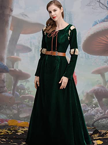 Image of Ulalaza Women's Cosplay Costume Cleopatra Greek Goddess Ancient Roman Warrior Uniform Outfit for Halloween Party