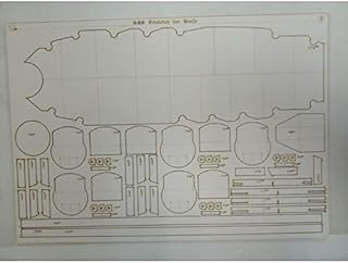 OREL Laser Cutting 274/2 Battleship Friedrich der Grosse 1/200 Navy, Germany, 1912