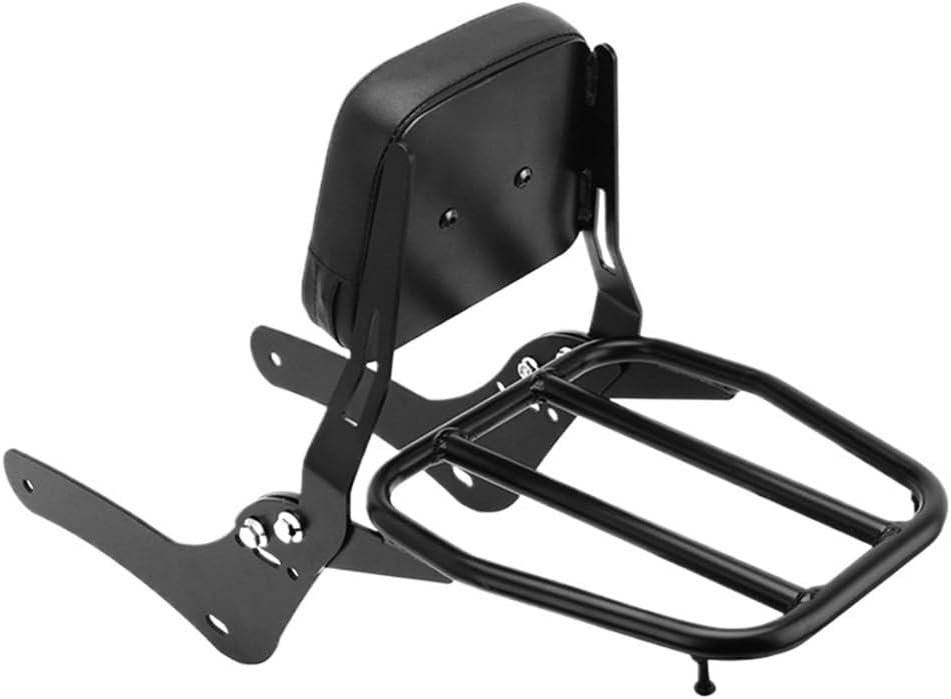 Motorcycle Backrest Pad Kits Motorcycle Rear Passenger for Seat Backrest with Luggage Rack for Rebel 300 500 CMX300 CMX500 2017-2023
