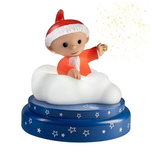 Ansmann LED Nachtlicht Sandmann, Nachtlampe für Kinder, Automatische Abschaltung, Warmweißes Licht, Touch Funktion, Batteriebetrieben, Stilllicht