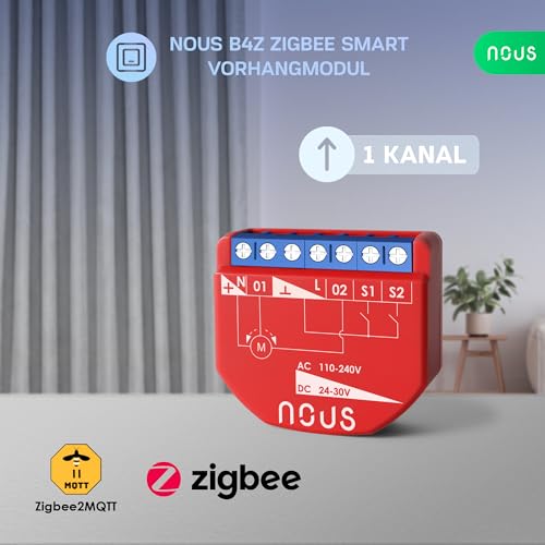 Module Interrupteur ZigBee Rideaux NOUS AC 16A Connecté Tuya x2 - 5