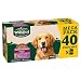 WINALOT Meaty Chunks Adult Nassfutter für Hunde, gemischt in Soße, Rind, Huhn, Lamm, 40x100g Beutel
