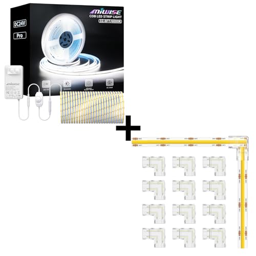 Tira LED COB MIWISE 10m 6000K Blanco Día Dimmable miniatura 1