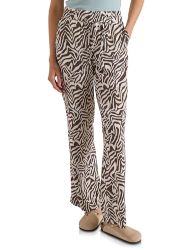Pantalon droit femme Cecil imprimé zèbre idéal pour le bureau