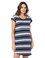 Ripe Maternity Women's Stevie Nursing Nightie, Navy/White/Black, S