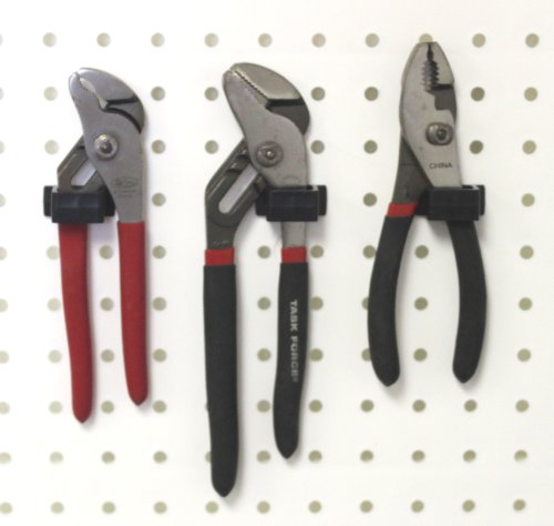 Wallpeg Garage Tool Organizer – Pegboard Accessories 50 White Box Style Flex-Lock Peg Hooks - Am-106W 2 #TOP2