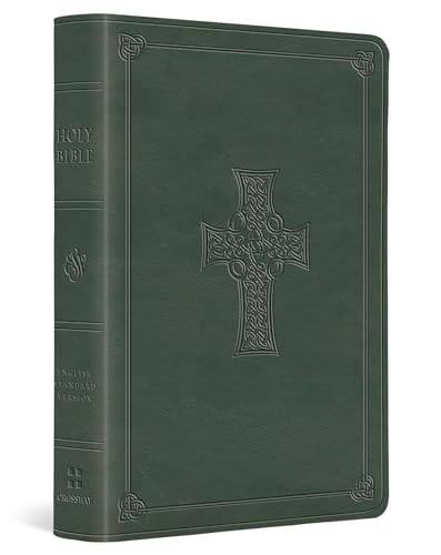 ESV Value Large Print Compact Bible (TruTone, Quiet Forest, Celtic Cross Design): Holy Bible, English Standard Version