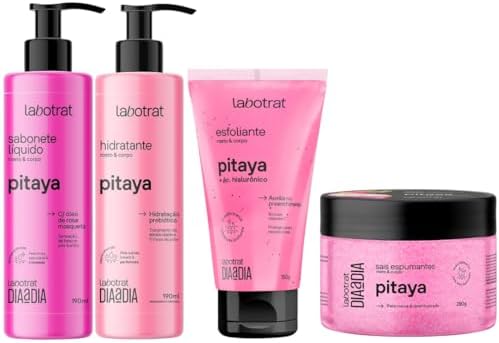 Kit Banho Premium Labotrat Pitaya Completo 4 Produtos C/ Sais Cor...