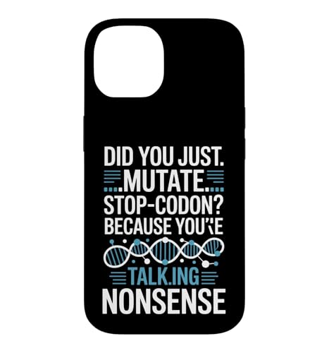 Did You Just Mutate Stop Codon �ʔ��������w�̌��t �X�}�z�P�[�X iPhone 14 �p