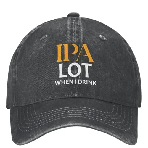 Casquette de baseball classique IPA idéale en terrasse et barbecues d'été look unisex