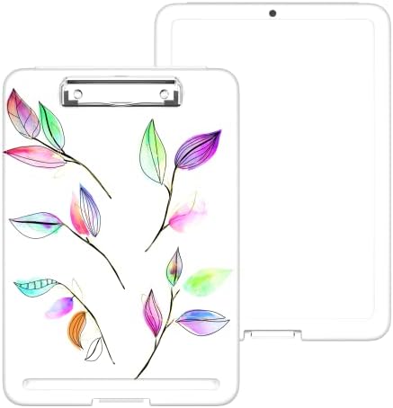 Hongri Clipboard with Storage, Open Nursing Clipboards Foldable Storage, Heavy Duty Nursing Clipboards Foldable, Office Supplies, School Supplies, Cute Clip Board Custom Pattern for Woman, Kid.
