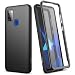 Produktbild SURITCH Hülle für Samsung Galaxy A21s Handyhülle Bumper Glitzer Case Stossfest Case 360 Grad Schutzhülle Cover mit Integriertem Displayschutz (Schwarz)