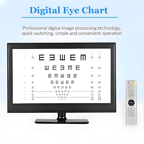 Graphique oculaire numérique LCD haute résolution pour détection d'optométrie
