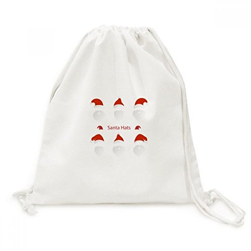 Toile drawstring backpack Noël pour transporter vos affaires sans effort