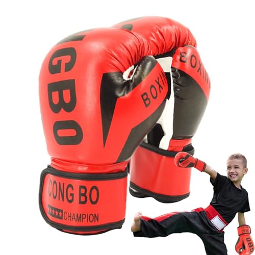 Boxing Gloves for Kids | Child Punching Gloves | Breathable Fight, Soft Boxing Mitts Defender for Bôoxing, Kick Boreoxing, Thai