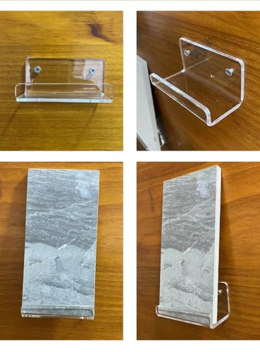 Présentoir de carrelage de sol et support acrylique pour échantillon de pierre murale