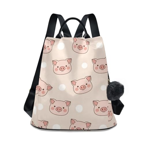 Sac à dos cochon rose mignon tendance pour les cours universitaires et sorties en ville