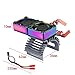 RC Cars Spare Parts For Motor Dual Cooling Fans Heatsink 380 540 550 3650 Radiator 36Mm For Toys RC Car Repair Modify Upgrade Parts Accessories(Grey)