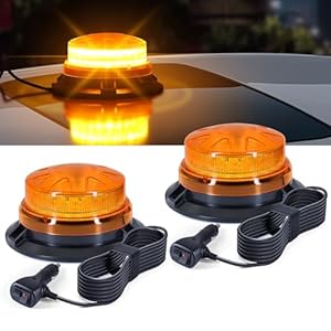 Antom 2 Stück Gelb LED Rundumleuchte