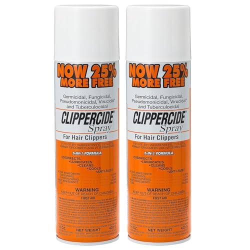 Clippercide Disinfectant Spray 15 Ounce Size (354ml) 2 Count (2 Pack)