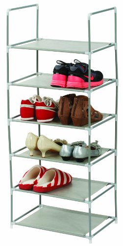 Preisvergleich Produktbild SCHUHREGAL MIT 6 EBENEN