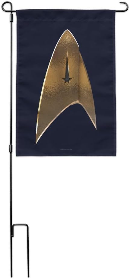 Star Trek Discovery Delta Shield Garden Yard Flag
