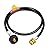 GasSaf 4FT Propane Hose, Propane Adapter Hose 1lb to 20lb Tank Connection for Weber Q Grills, Blackstone Griddles, Coleman Stoves, Buddy Heaters and More
