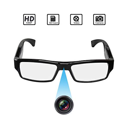 Spy Camera Glasses,1080P Spy Glasses with Hidden Camera,Mini Wearable Glasses Camera video recorder