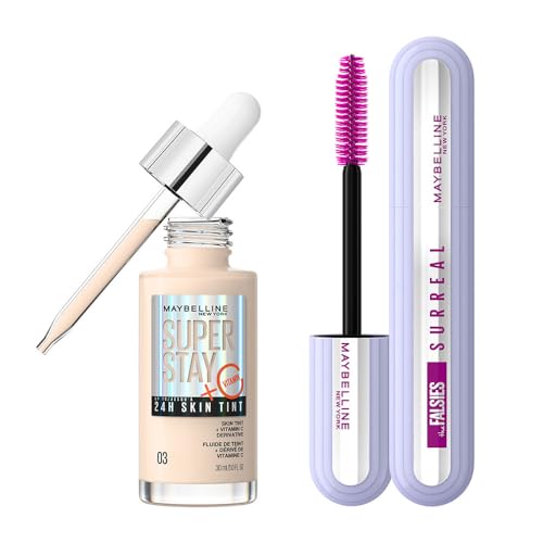 Maskara — New York Falsies Surreal & Super Stay Skin Tint Fondöten - 03 Makyaj Takımı