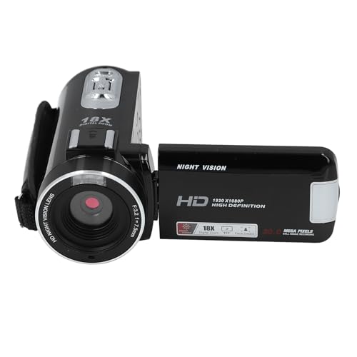 Caméscope enregistreur vidéo compact 1080P nocturne infrarouge 18X