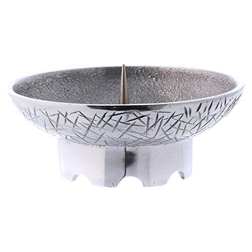 Altar Candle Holder in Brass, Molina