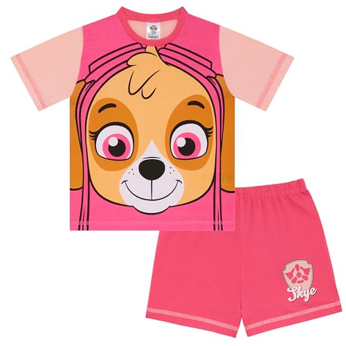 Paw Patrol Skye - Ensemble de Pyjama à Manches Courtes pour Les Enfants - 100% Coton - 3-4 Ans: 104cm