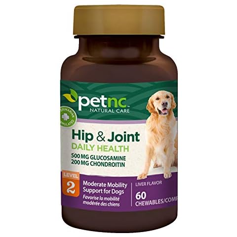 PetNC Natural Care Hip and Joint Health Moderate Chewables for Dogs, 60 Count Cover